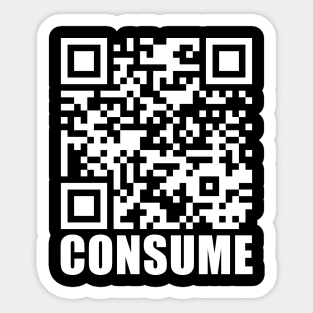 CONSUME - QR Code Sticker